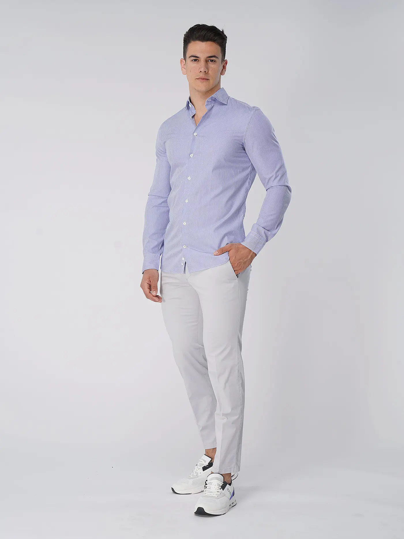 EDWARD COPPER | Hemd Tailored Fit | blau